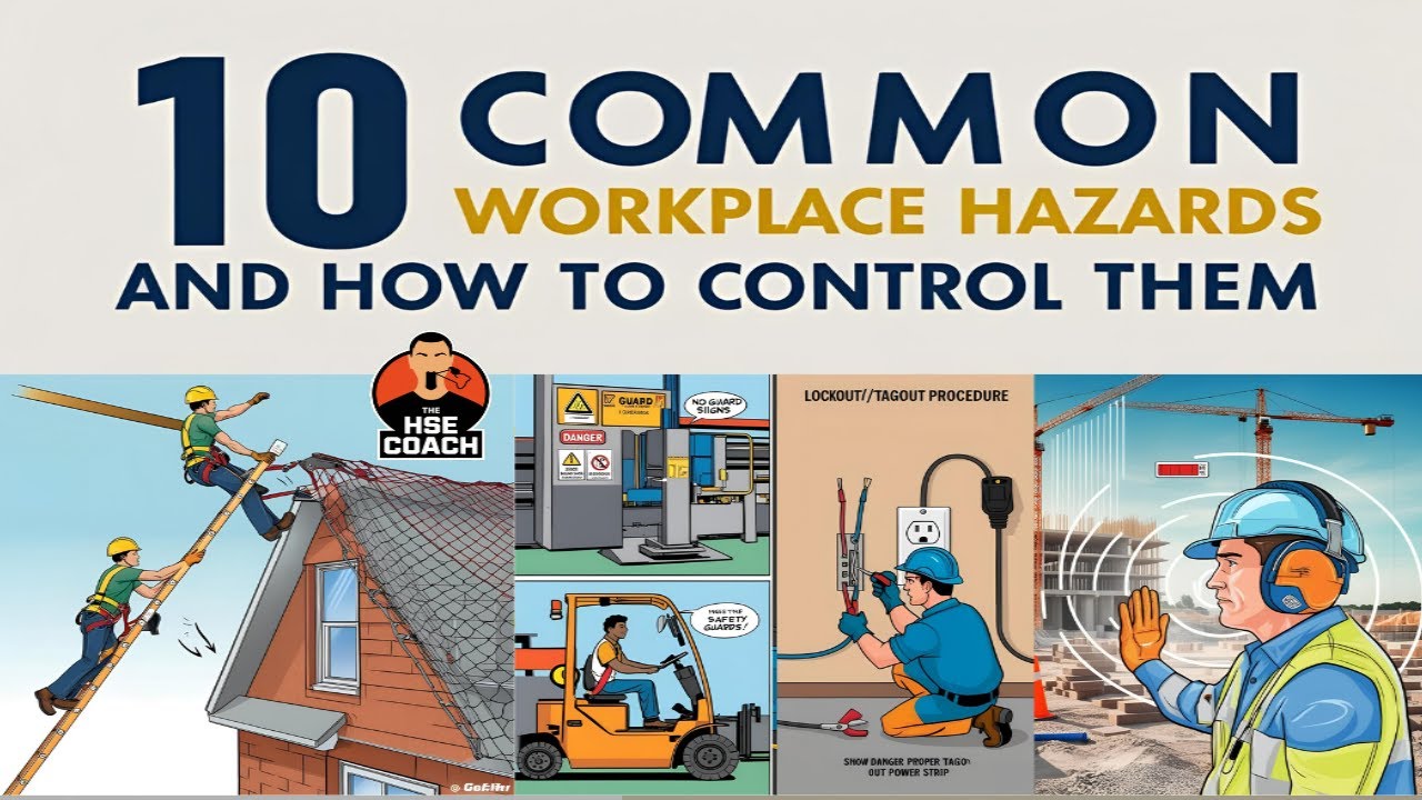 10 Common Workplace Hazards and How to Control Them @TheHSECoach