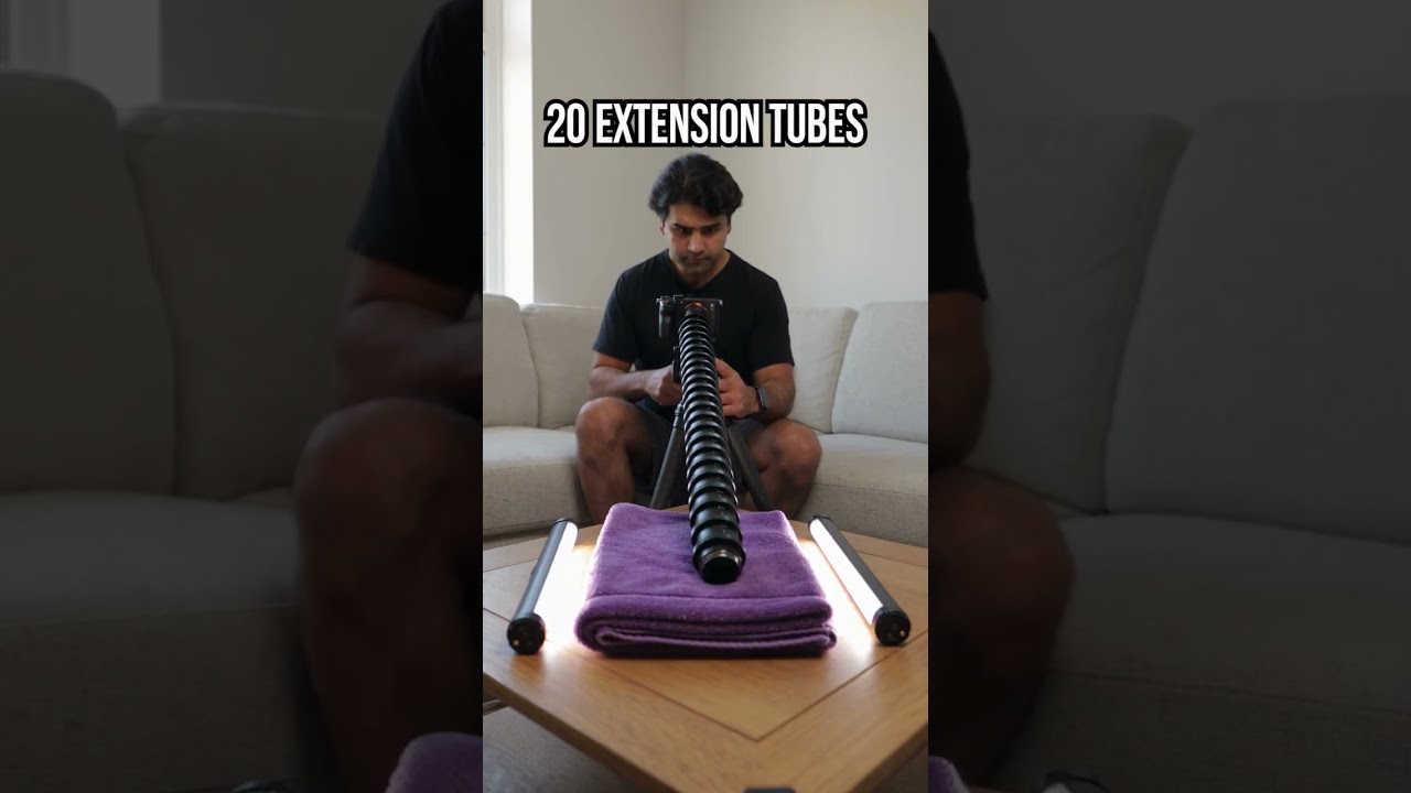 I put 20 extension tubes on a camera