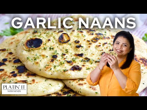 The BEST Garlic Naan Recipe | No Tandoor | No Oven