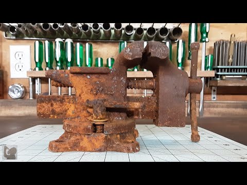 $5 Rusted Vise - Can We Save It? - Royal Vise Restoration