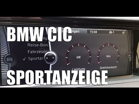 BMW CIC Sportanzeige und Info Display codieren