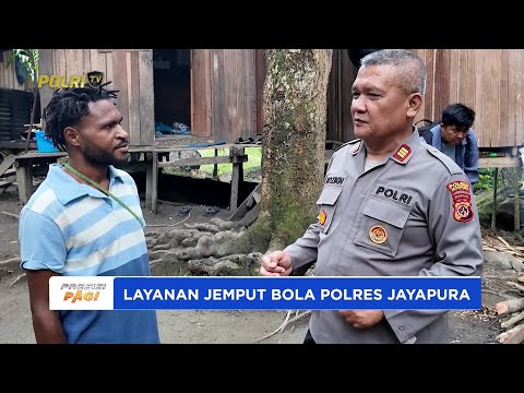 SATGAS KELADI SAGU POLRES JAYAPURA TERAPKAN POLA "JEMPUT BOLA" BAGI WARGA YANG BUTUH PERTOLONGAN