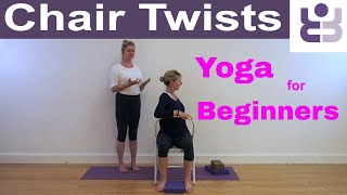 Chair Twists - Iyengar Yoga for Beginners