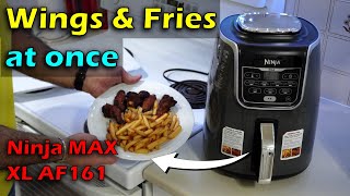 Ninja Air Fryer Real world test. Can it air fry chicken wings and French fries together?