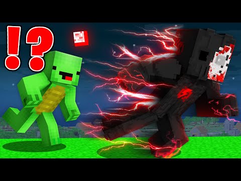 BLACK FLASH Speedrunner vs Hunter in Minecraft - Maizen JJ and Mikey