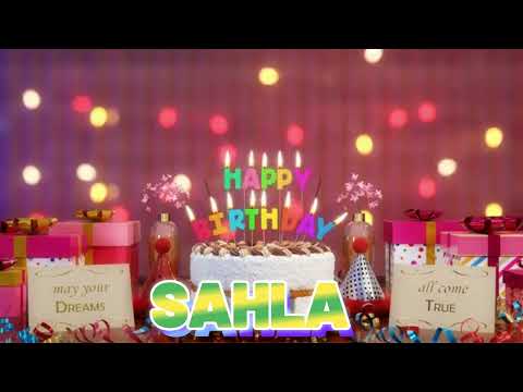 SAHLA Happy Birthday Song with Names 🌟 Happy Birthday to You