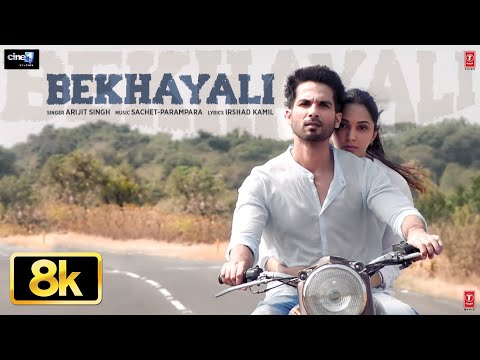 Bekhayali 8K Full Song | Kabir Singh | Arijit Singh | Shahid K,Kiara A | Sandeep V |Sachet-Parampara