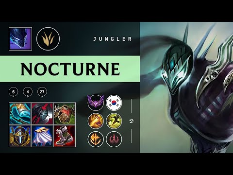 Nocturne Jungle vs Graves - KR Master Patch 25.23