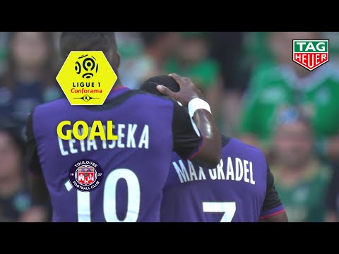 Goal Max-Alain GRADEL (15' pen) / AS Saint-Etienne - Toulouse FC (2-2) (ASSE-TFC) / 2019-20