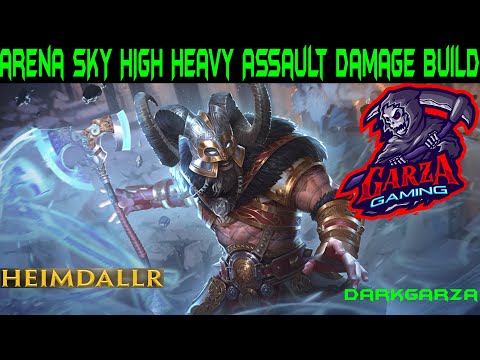 Smite Arena Heimdallr Very High Damage Heavy Assault Build | Newbie Friendly GOD