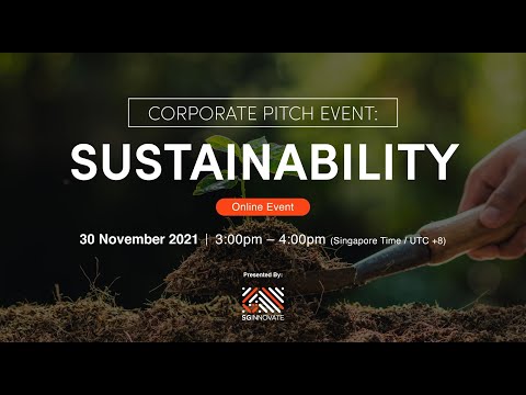 Corporate Pitch Event: Sustainability
