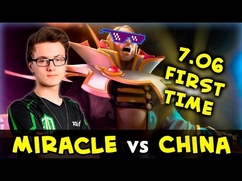 Miracle Invoker 7.06 first time — China Ranked