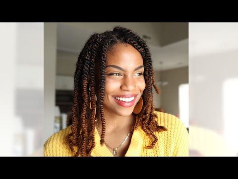 How to Style Your Hair in Protective Twists with Henna...