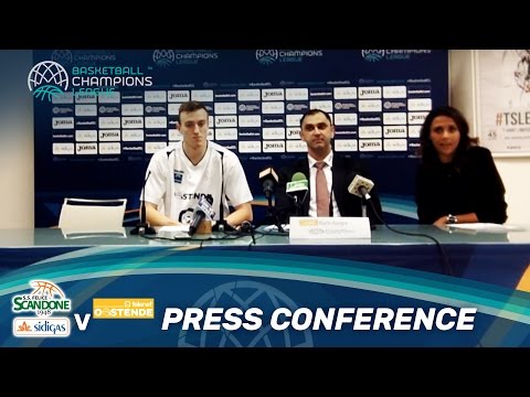 Sidigas Avellino v Telenet Oostende - Press Conference - Basketball Champions League