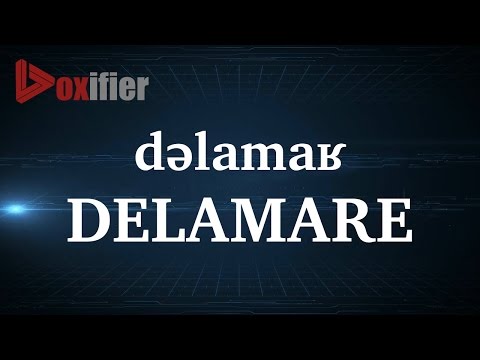 How to Pronunce Delamare in French - Voxifier.com
