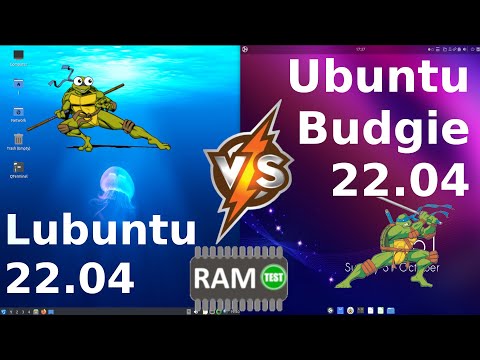 Lubuntu 22.04 vs Ubuntu Budgie 22.04: RAM Usage