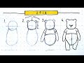 How To Draw Winnie The Pooh Classic New 2018 Version