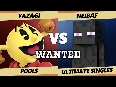 Wanted S4 C2 Pools - Yazagi (Pac-Man) Vs. Neibaf (Steve) SSBU Ultimate Tournament