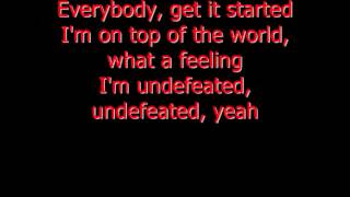 Jason Derulo Undefeated lyrics video!