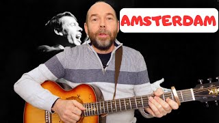 TUTO GUITARE - AMSTERDAM (Jacques Brel)