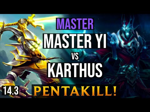 MASTER YI Jungle vs KARTHUS | KR Master - Patch 14.3