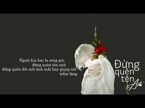 Đừng quên tên anh - Hoa Vinh「Lyrics Video」Meens