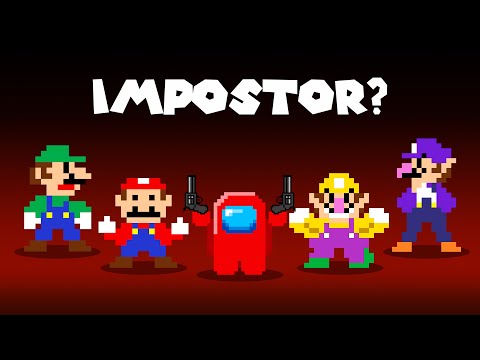 Among Us With Super Mario Bros Character: Who Is The Impostor? | ADN MARIO GAME