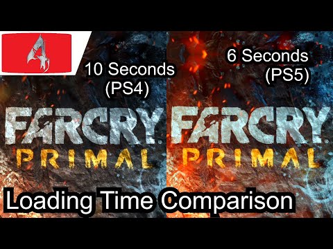 Far Cry Primal PS4 vs PS5 Load Time Comparison