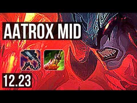 AATROX vs GALIO (MID) | 8/2/14, 800+ games, 1.2M mastery, Dominating | KR Master | 12.23