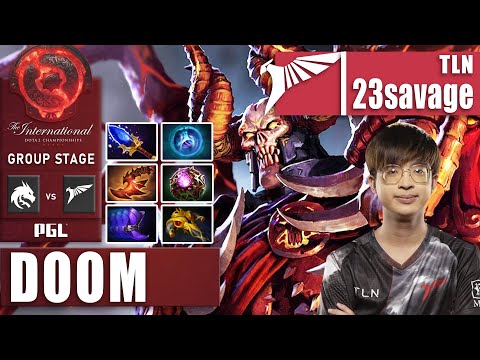 SPIRIT vs TALON | 23SAVAGE DOOM CARRY WITH SCEPTER SO BROKEN | GROUP STAGE - THE INTERNATIONAL 2022