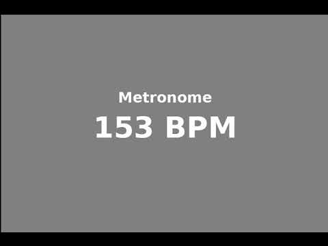Metronome - 153 BPM - 4/4