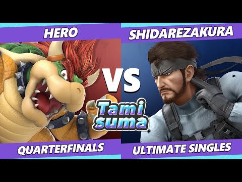 TAMISUMA 175 Quarterfinals - Hero (Bowser) Vs. Shidarezakura (Snake) Smash Ultimate SSBU