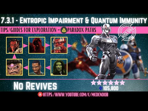 MCOC: Act 7.3.1 - Paradox, Entropic Impairment, Quantum Immunity & Whittle Down - Ultron - Quest