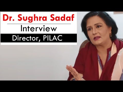 Dr. Sughra Sadaf  (Interview) | Director, PILAC