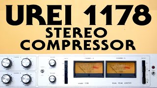 Video thumbnail for UREI 1178 Stereo Compressor Demo by Max Bauhof