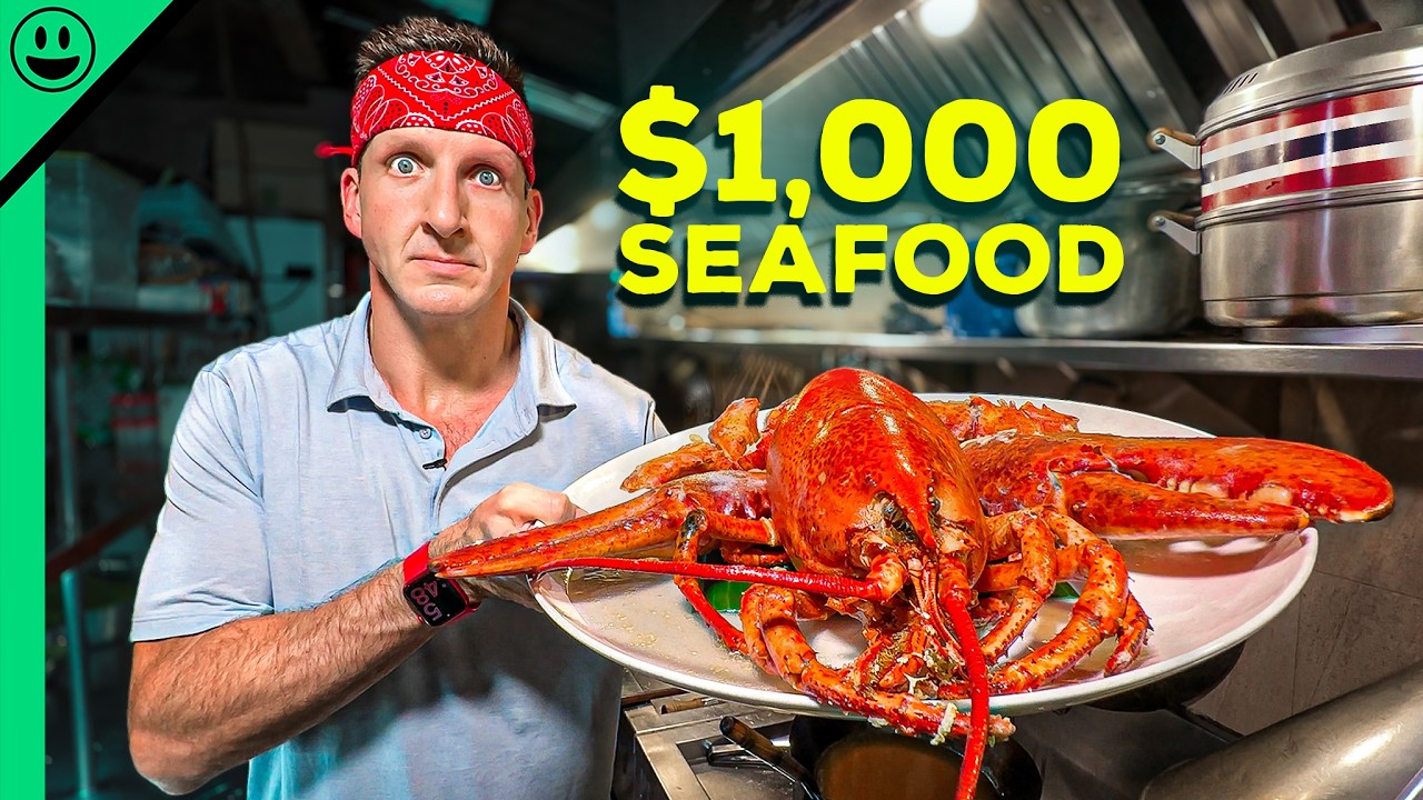 $1,000 Seafood Challenge in Thailand!! Biggest in Bangkok!!