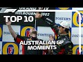Top 10 Memorable Moments In Melbourne | Australian Grand Prix