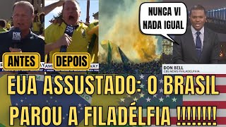 Torcida Do Brasil Deu Aula !!! Tv Dos EUA Em Choque kkkkkkkkkkk 