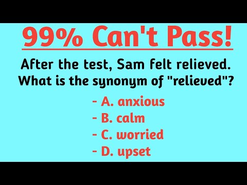 English Synonyms Quiz: 99% CANNOT SCORE 10/10! | English Test For Beginners 