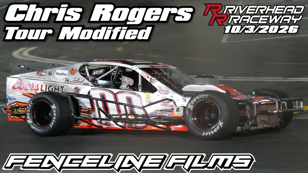 Chris Rogers Tour Modified Riverhead Raceway Baldwin Evans & Jarzombek 77 2026