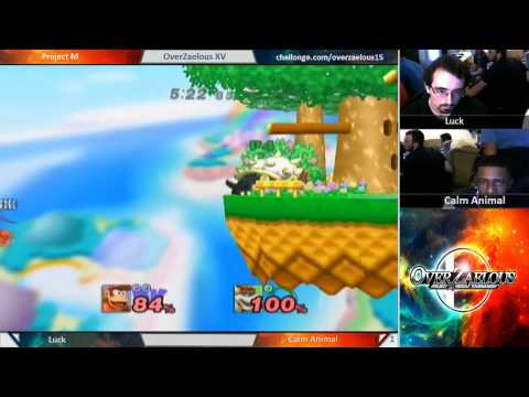 OverZaelous XV: Calm Animal (Bowser) vs. Luck (Diddy)