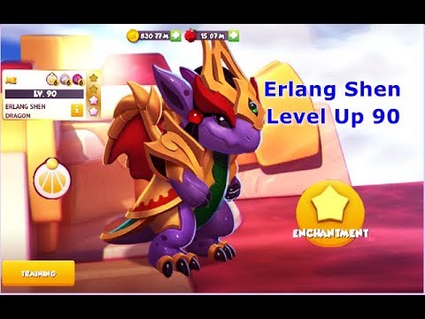 Erlang shen dragon level up to 90-Dragon Mania legends | Enchantment Erlang shen dragon | DML | HD