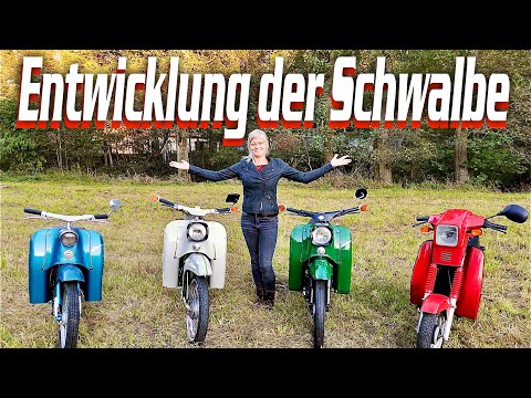 Entwicklung der Simson Schwalbe von 1958 - 2002 mit der KR 50 , KR 51/1, KR 51/2 und dem SR50 Roller
