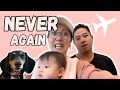 Flying With A Dog And Baby At The Same Time Was A Bad Idea ️