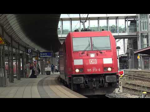 Züge[ICE,IC,RE,RB,GZ] Teil 2/2 in Ulm Hbf am 28.08.2020