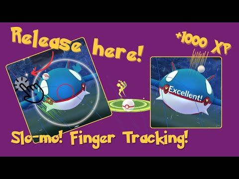 Kyogre Excellent Throw Guide for Pokemon Go