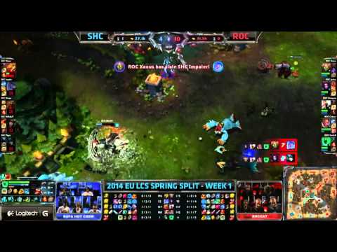 Pantheon & Malphite - combo wombo (SHC vs Roccat LCS EU 2014)