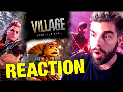 Mi REACCIÓN a los JUEGOS de PLAYSTATION 5 😍Horizon Forbidden West, Resident Evil 8 y Nuevo Spiderman