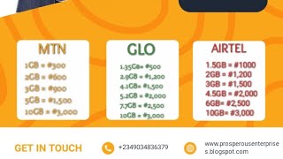 How to sell and buy Network data  and airtime at low cost