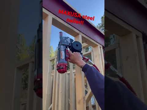 MAX USA high pressure steel nailgun!  #frame #max